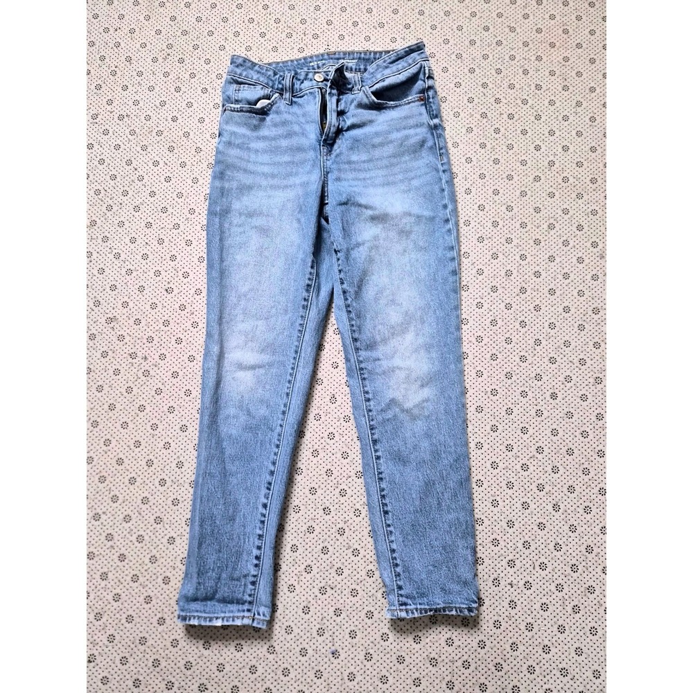 Old Navy OG Straight High-Rise Light Wash Blue Denim Jeans Womens Size‎ 2